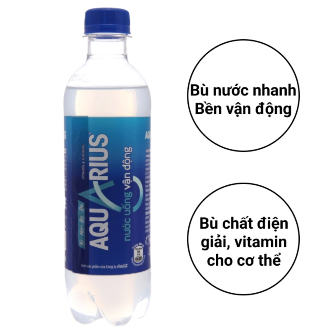 Nước uống vận động Aquarius 390ml