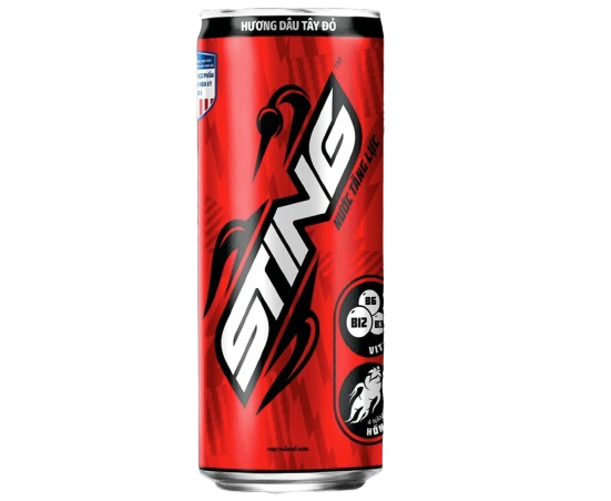 Nước tăng lực Sting hương dâu mới 320ml