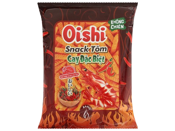 Snack tôm cay đặc biệt Oishi gói 32g